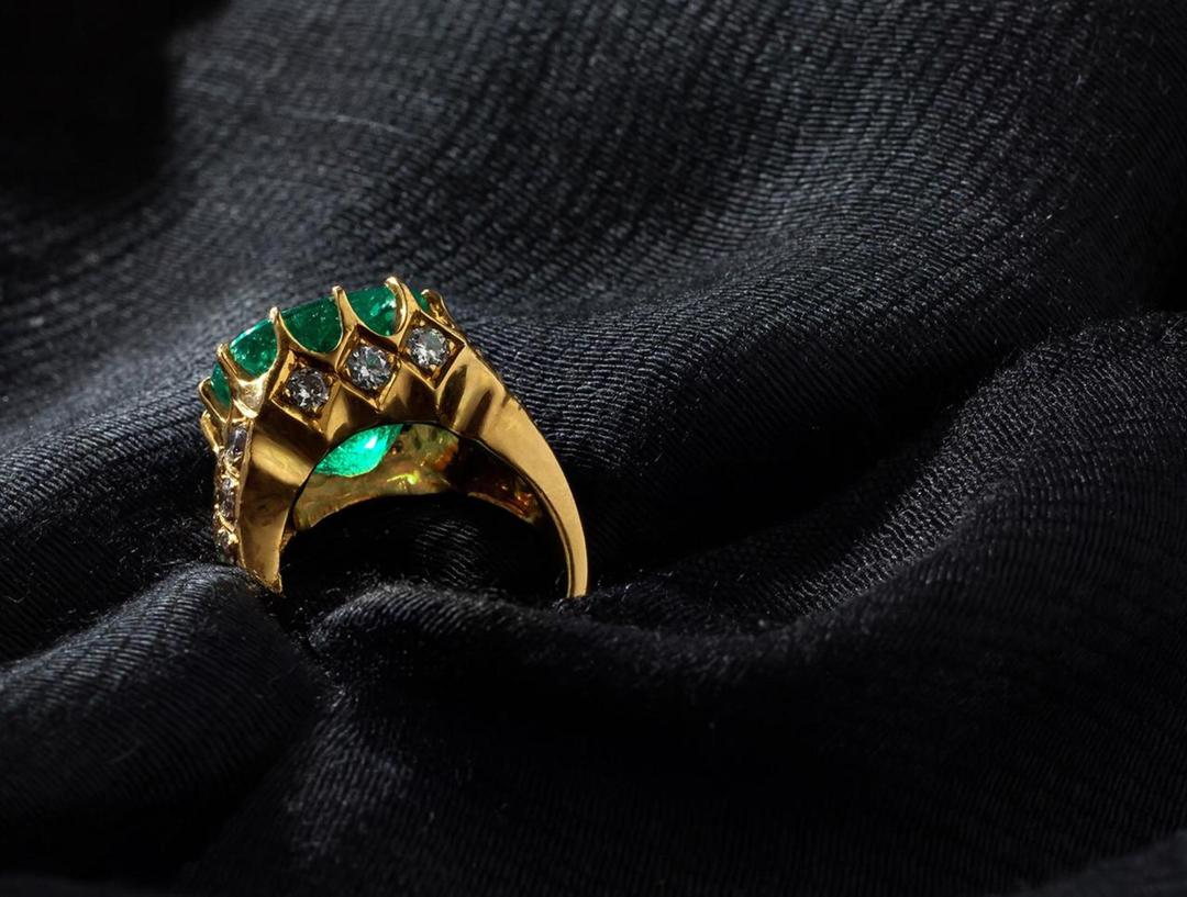 Colombian Emerald 18 ct Brilliant Cut