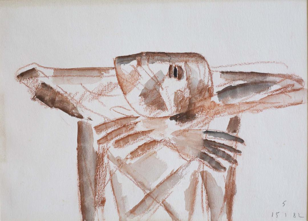 UNTITLED (FIGURE, STUDY FOR SCULPTURE)