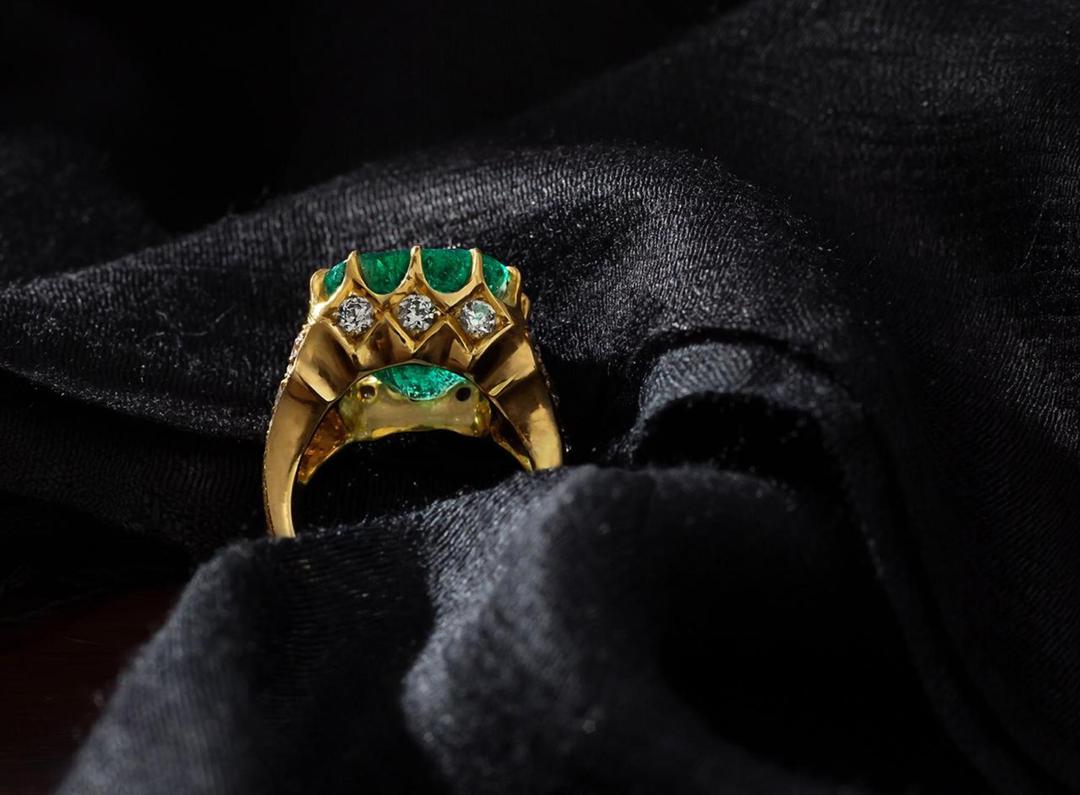 Colombian Emerald 18 ct Brilliant Cut