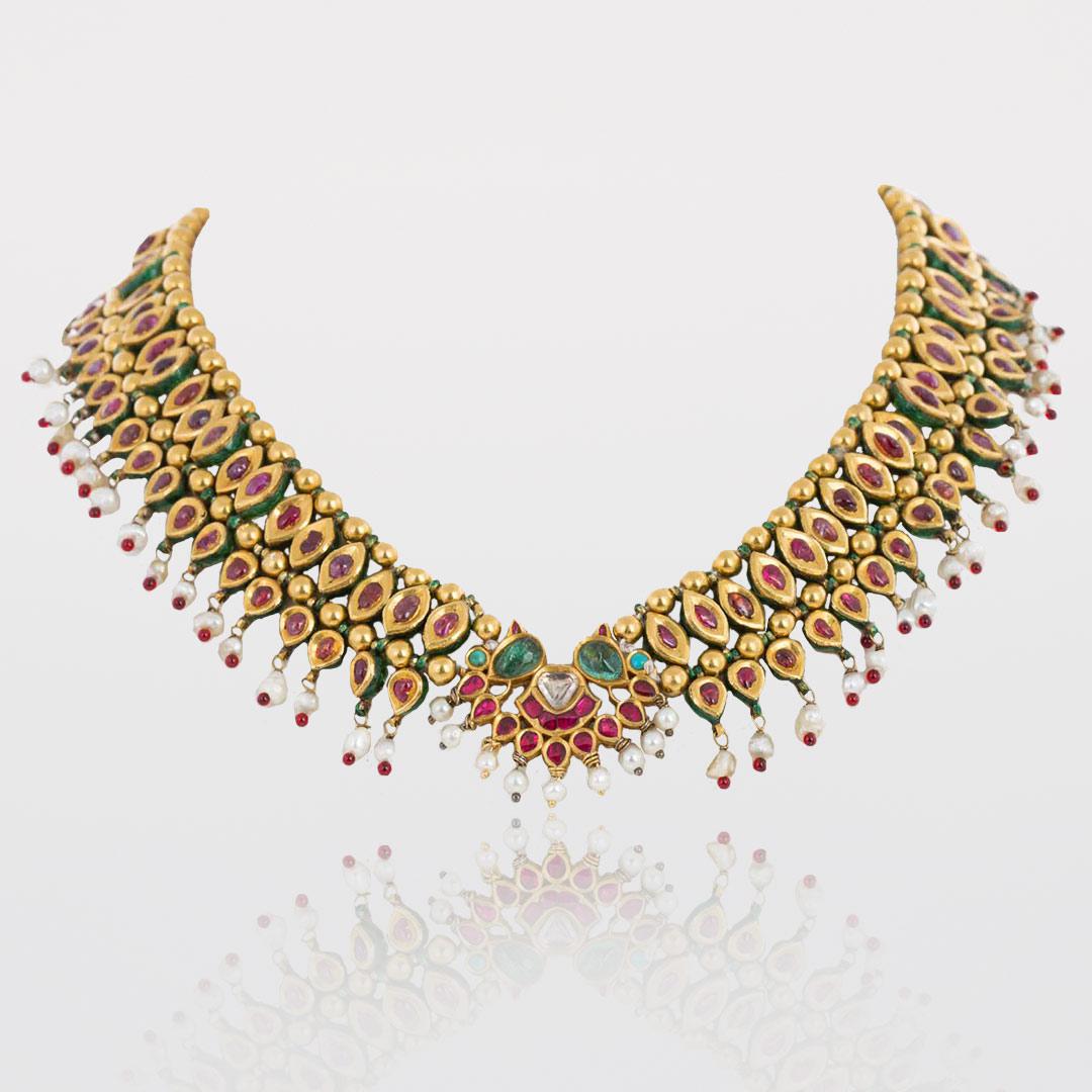 Jadau Gem Encrusted Necklace