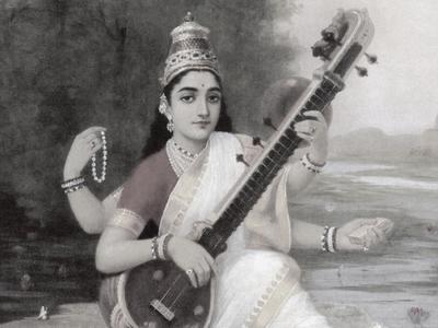 Saraswati in Two Artistic Worlds: Sunayani Devi and Baburao Painter