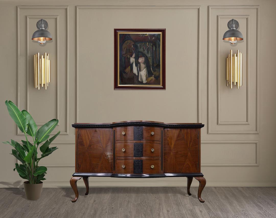 Teakwood English sideboard