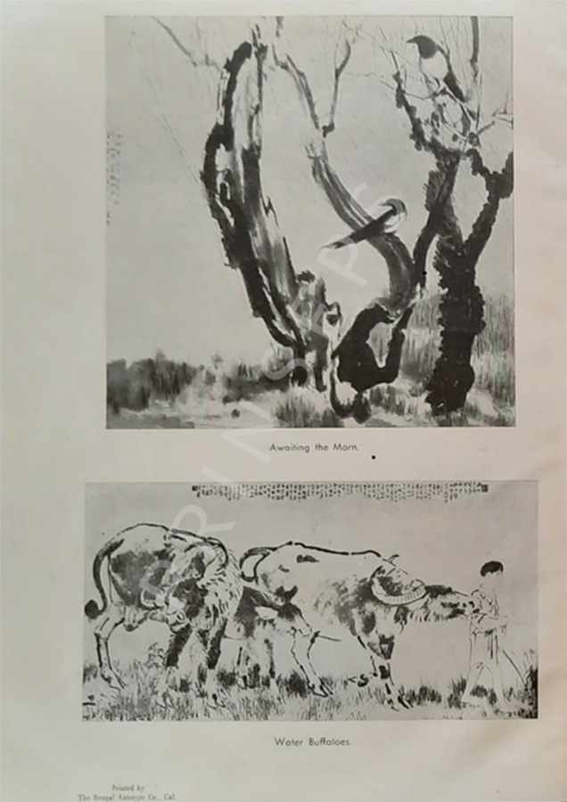 Xu Beihong exhibition catalogue, 1940.