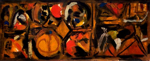 abstract art by S.H. Raza