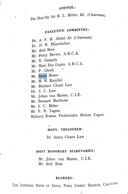 Academ Fine Arts Amal Home 1935.