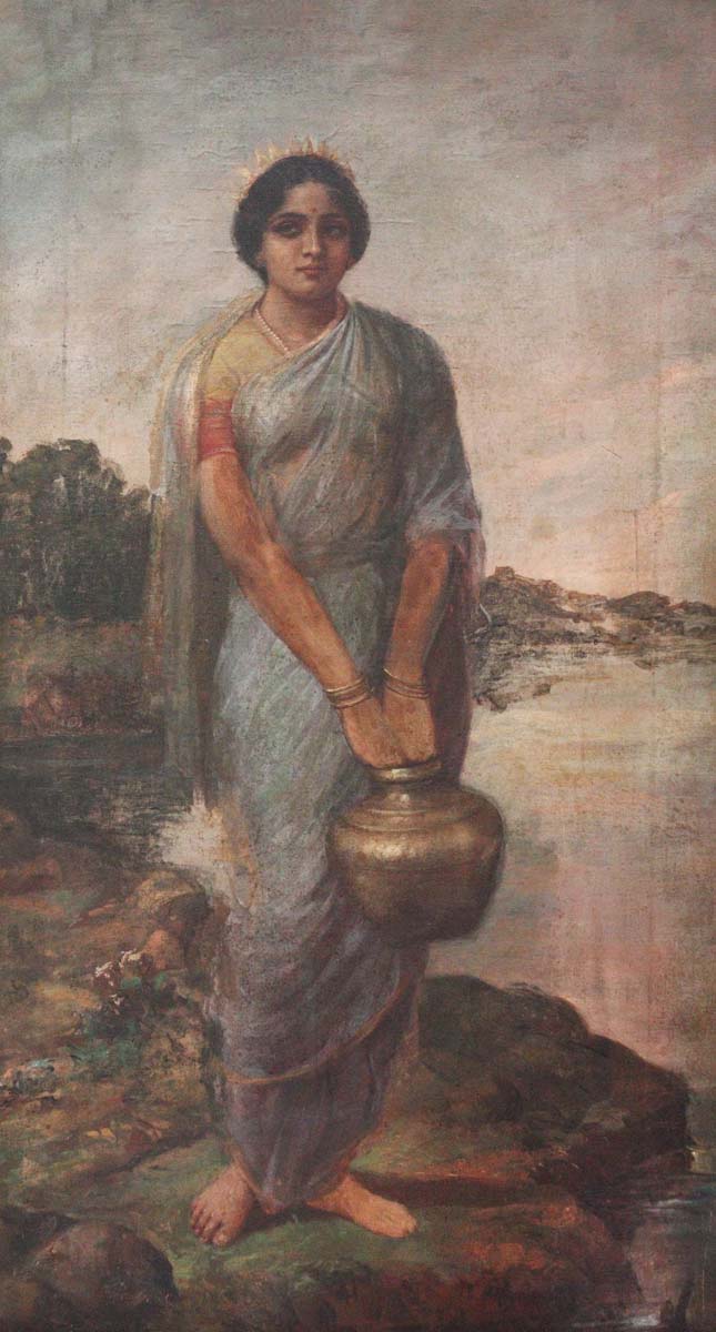 Baburao Painter Saraswati diadem