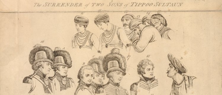 Individuals from Henry Singleton's The Surrender of Two Sons of Tippoo Sultaun