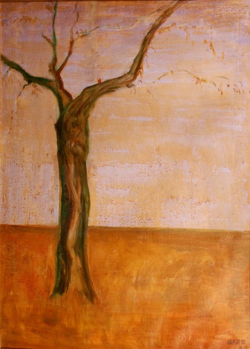 HA Gade, Untitled (Tree), Oil on Canvas