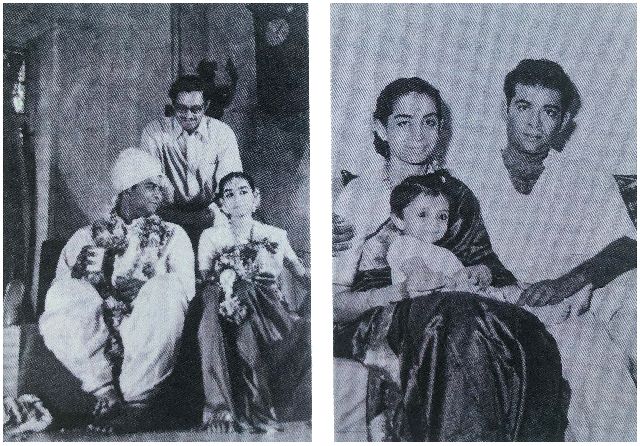 Lalitha Lajmi with Guru Dutt and Husband 