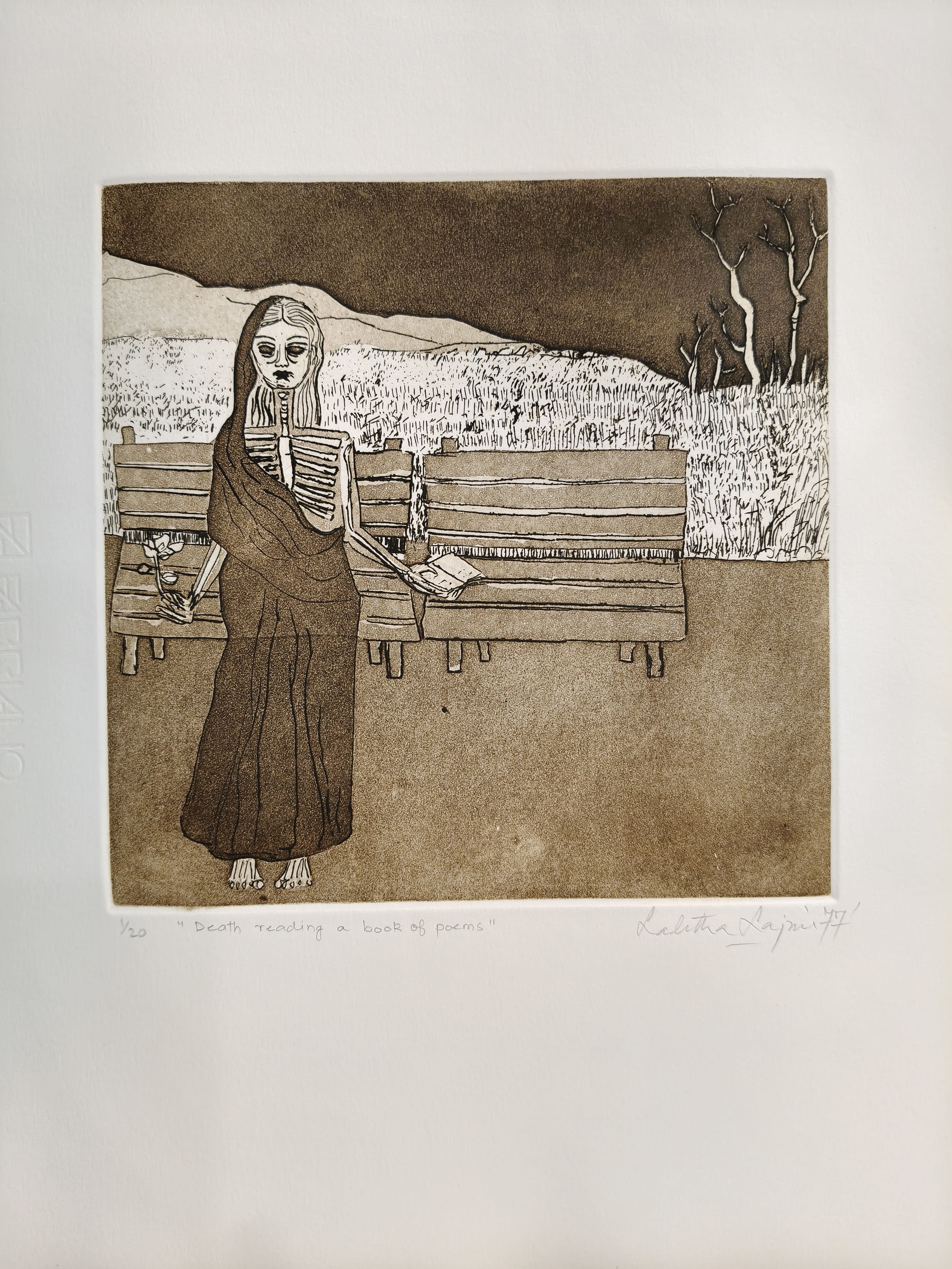 Lalitha Lajmi Death Reading a Book of Poems 1977