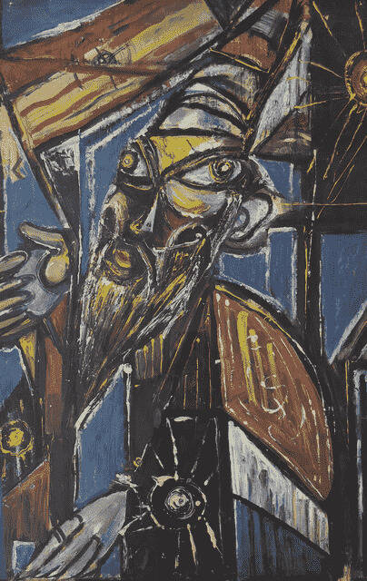 Man With Beard Mixed Media