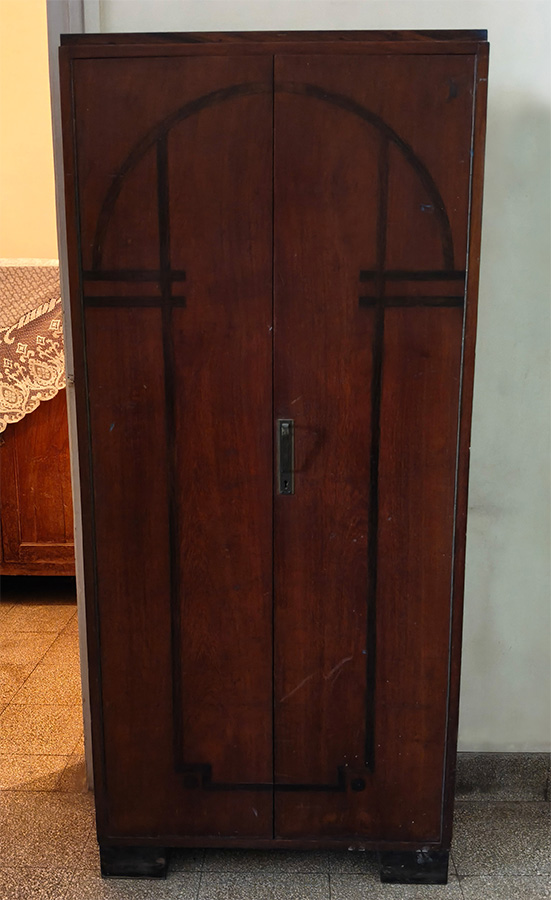 Mangaldas Estate Art Deco Hardwood Cabinet