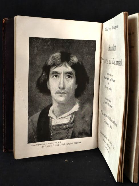 Sir Henry Irving Hamlet The Stage Shakespeare edition Mangaldas Estate