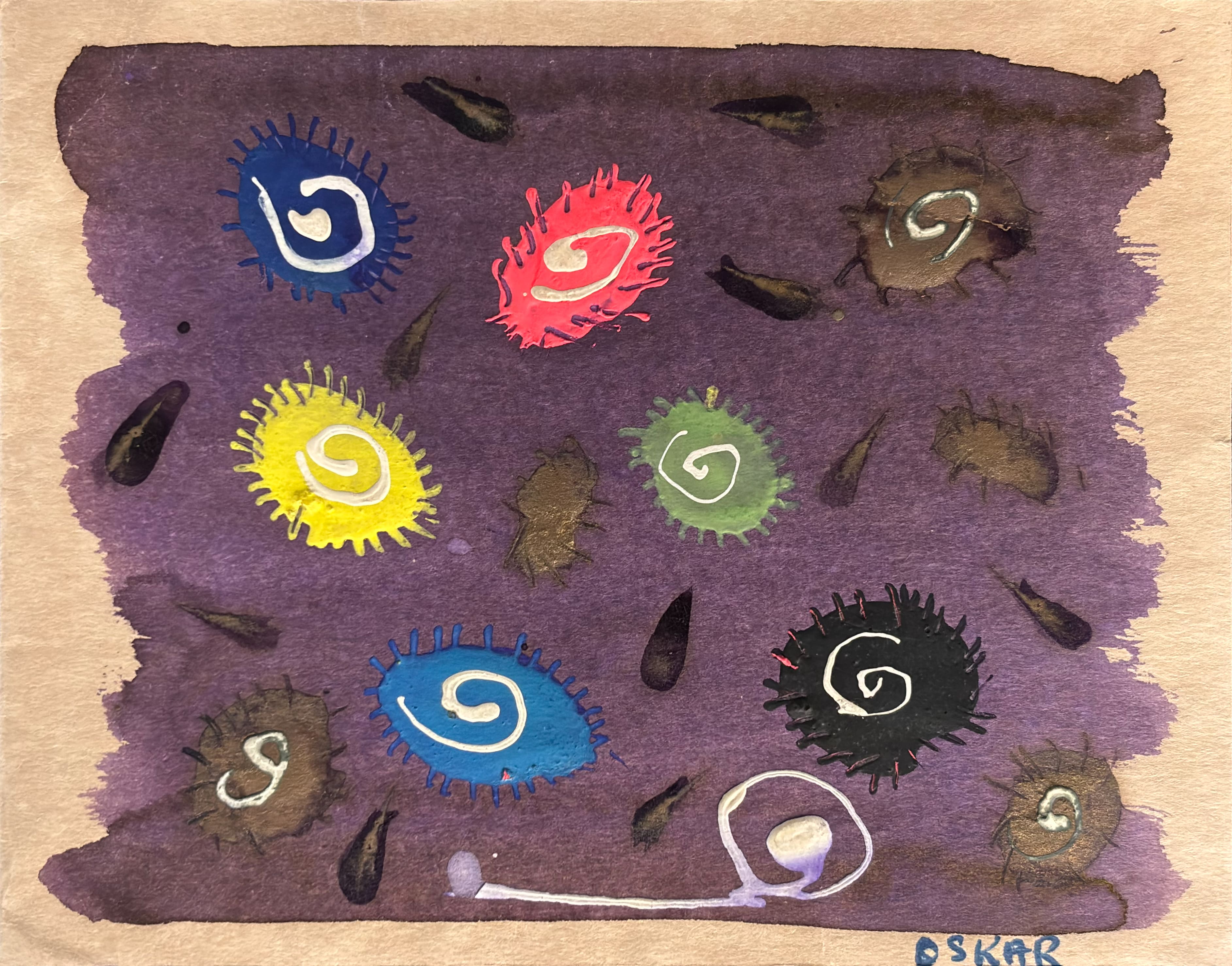 Oscar Edwards Jamini Roy New Year Card 