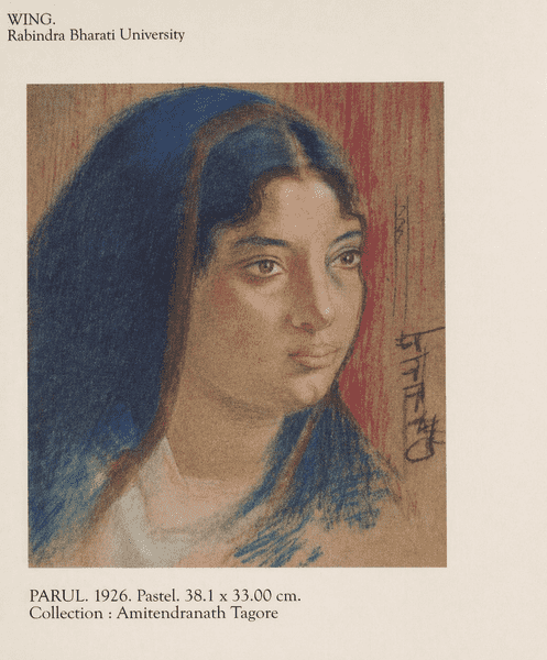 Portrait of Parul By Abanindranath Tagore