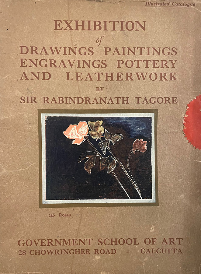 Rabindranath Tagore Exhibition 1932 Leather