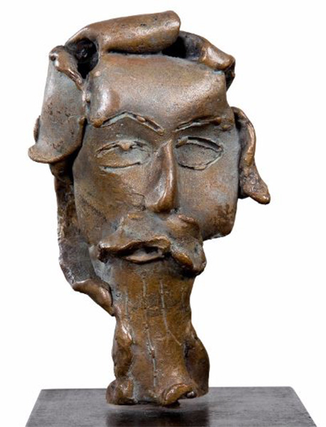 Rabindranath Tagore Sculpture by Somnath Hore