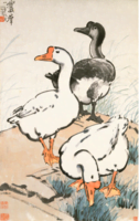 Xu Beihong Geese